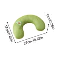 thumbnail image 3 of Breathable Summer Pet U-Shaped Neck Pillow, Cartoon Embroidered Cat Dog Neck Support Sleeping Cushion, Soft Pet Headrest Pillow for Small Medium Dogs Cats Indoor Use(M,E), 3 of 5