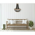 thumbnail image 4 of Creative Co-Op Wood Beaded Pendant Light with Wood Frame, 4 of 5