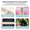 thumbnail image 3 of Easter Travel Portable Jewelry Organizer Box with Earring Holder, Bracelet Holder, and Necklace Organizer for Girls and Women, 3 of 6
