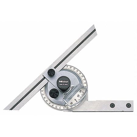 Mitutoyo Universal Bevel Protractor, Stainless Steel, 187-904 by Mitutoyo