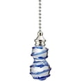 thumbnail image 2 of 2Pcs Fan Pull Chains 12 inches Decorative Ceiling Light Pullchain Ornament Gorgeous Hanging Pendants Crystal Acorn Glass Brushed Nickel Finish Chain Pulls for Ceiling Lights, Fans, 2 of 2