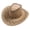 Light Coffee, variant on Leadrop Sun Hat Wide Brim Sun Protection Men Women Pure Color Adjustable Hat for Outdoor