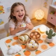 thumbnail image 5 of 22Pcs Chinese Breakfast Play Food Sets for Kids Kitchen, Realistic Dim Sum Steamed Bun Dumpling Toy with Steamer, Pretend Play Cooking Learning Toys, 5 of 5
