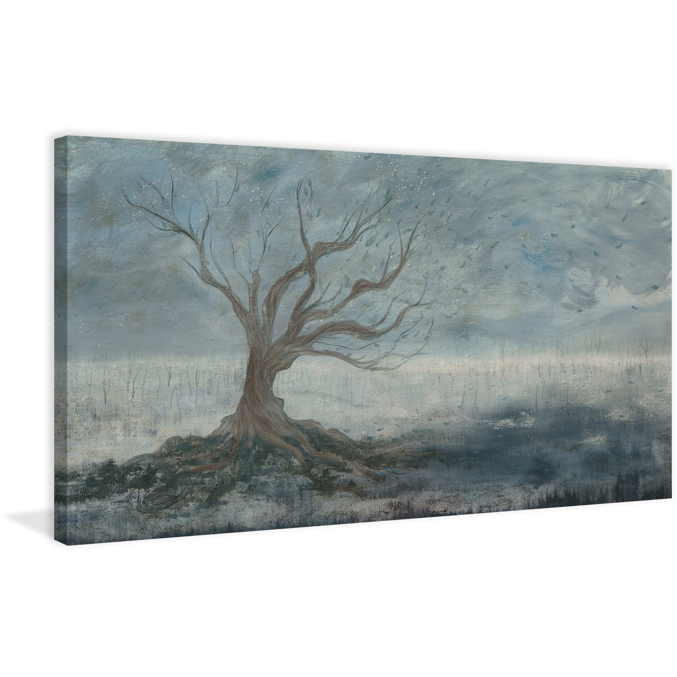 "La Place Du Maitre" Painting Print on Wrapped Canvas