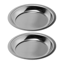 OULII Tea Holder Organizer Tea Bag Saucer Stainless Steel 2 Pcs