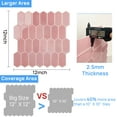 thumbnail image 6 of Peel And Stick Backsplash 3D Stick On Vinyl Sticker Thicker Upgrade Waterproof Mosaic Tiles 12 X 12 Inch (Set Of 10), 6 of 13