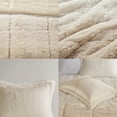 thumbnail image 5 of King/Cal King Ombre Shaggy Long Fur Comforter Mini Set, 5 of 9