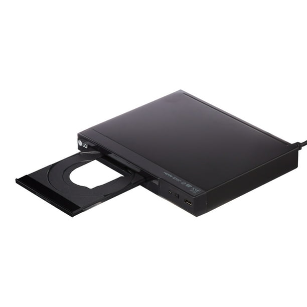 LG DP132H Compact DVD Player, HD Upscaling, USB Direct Recording