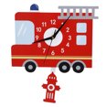 thumbnail image 1 of Plástico dibujos animados pared silenciosa regalos lindos únicos péndulo niños dormitorio DIY decoración reloj, 1 of 8