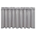 thumbnail image 1 of Koszal Panneau de Fenêtre Transparent avec Pompons Polyester Lavable Porte en Verre Rideaux Courts Décoration Maison, 1 of 8