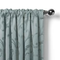 thumbnail image 3 of Elrene  Mia Jacquard Blackout Curtain Panel Gold 52" W X 84" L 84 Inches, 3 of 5