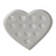 thumbnail image 1 of Soporte de pegamento para pestañas, placa de mano de cristal reutilizable Corazón transparente Yuyangstore Soporte de pegamento para pestañas, 1 of 7