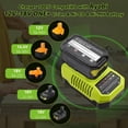 thumbnail image 5 of 2pack Replacement for 6.0Ah Ryobi P108 18V high capacity battery and P117 Charger P107 P104 P105 P102 P103 Tools, 5 of 5