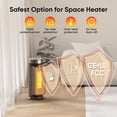 thumbnail image 3 of Calentador y ventilador N NUTROMO 2 en 1 de 1500 W para uso en interiores, 3 of 8