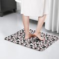 thumbnail image 4 of White Cow Black Spot Pattern Flannel Non Slip Door Rugs,Washable Door Mats Indoor,Decorative Door Mats,Dirt-Resistant and Absorbent Doormat for Entrance,Bedroom,Kitchen,Bathroom,23.5x16in(60x40cm), 4 of 5