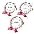 thumbnail image 5 of Pet Necklace with Pink Bow No-toxic Plastic Pet Collar with Extended Chain Bead Neck Chain for Cats Small Medium Dogs Pets Suppies, 5 of 7