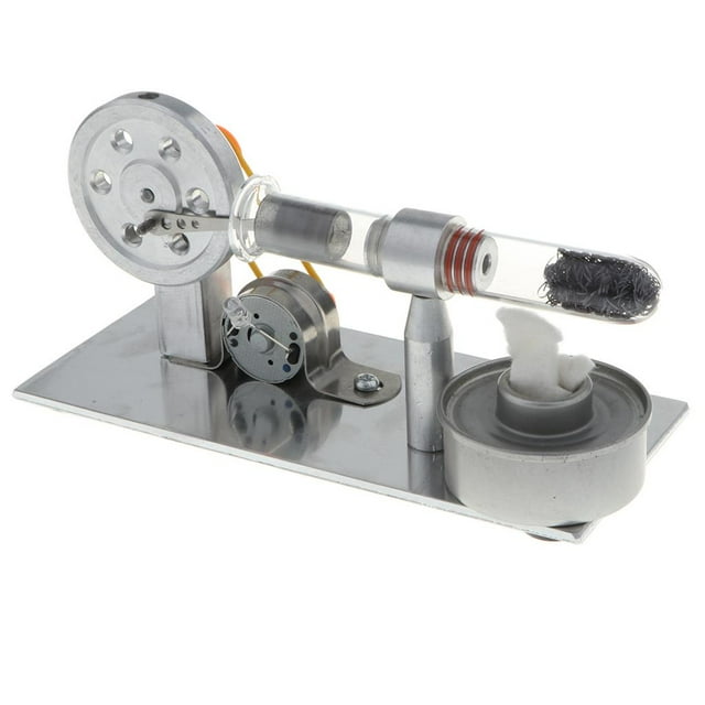 Motor Térmico de Combustión Externa Conversión de Energía Térmica a Trabajo Mecánico Suministro de Laboratorio perfke Stirling Engine