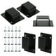 thumbnail image 5 of Soporte De Barra De Tubo De Pared, Soporte De Montaje De Estante De Pared De Acero Inoxidable 5 Piezas, Negro Duradero Para Supermercado Tienda De Joyería Hogar Mgaxyff Tipo de sellado, 5 of 8