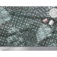 thumbnail image 3 of Soimoi Cotton Voile Fabric Damask Patchwork Fabric Prints By Yard 42 Inch Wide, 3 of 3