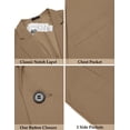 thumbnail image 4 of COOFANDY Men's Casual Linen Blazer Lightweight Regular Fit One Button Sport Coat Wedding Suit Jacket, 4 of 6