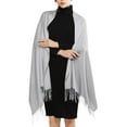 thumbnail image 3 of Womens Imitation Shawl Long Scarf Elegant Evening Gown Wrap Accessory, 3 of 7