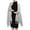 Grey, variant on Scarf For Women Open Front Shawl Wrap With Long Flowing Drape For Work Travel And Evening Layering Shawl Wraps For Women