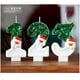 thumbnail image 5 of Nueva Vela Digital Navideña de Papá Noel, Verde y Blanca, con Sombrero Rojo y Muñeco de Nieve., 5 of 5