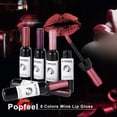 thumbnail image 3 of 6 Couleurs Rouge à Lèvres Liquide Vin Imperméable Teinte Longue Durée Maquillage Gloss Mat Rouges à Lèvres Imperméables, 3 of 5