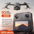 thumbnail image 4 of KQJQS GPS Drone with 5.9" Screen Remote Control, Brushless Motor, 5G 4K RC Quadcopter with Altitude Hold, 360° Obstacle Avoidance, Adjustable Lens, 4 of 7