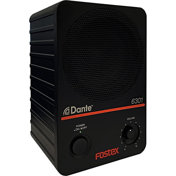 Fostex AMS-6301DT Haut-Parleurs de Moniteur Actif avec Amplificateur de Puissance 20W D-Class et Haut-Parleur Pleine Gamme 4 Pouces