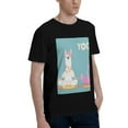 thumbnail image 2 of Bingfone Animal Meditation Men'S Loose Fit Short-Sleeve Pocket T-Shirt, 2 of 7