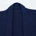 thumbnail image 6 of Babcutegg Mens Open Front Cardigan Sweater Shawl Collar Long Sleeve Lightweight Warm Knitted Sweaters Size 2XL, 6 of 8