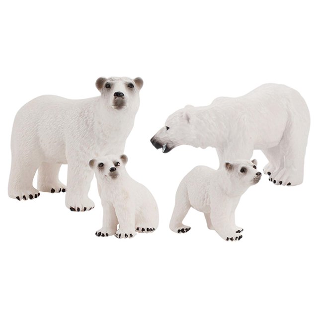 Arctic Figurines Modèle Jouet Apprentissage Précoce Collection 4 Pcs