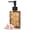 Brown, variant on 2 Diamond Design 330ml Transparent Glass Soap Dispenser Refillable Soap Dispenser Container with Black Pump for Bathroom Kitchen 330ml