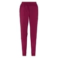 thumbnail image 5 of Natural Uniforms Womens' Cool 4-Way Stretch Jogger Scrub Set (Burgundy, 2X-Large), 5 of 7