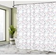 thumbnail image 4 of Ambesonne Cartoon Shower Curtain, Cloud Balloon Unicorn Party, 69"Wx84"L, Pale Pink Pale Blue, 4 of 4