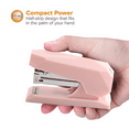 thumbnail image 2 of SUWU Desktop Stapler with 25 Sheet Capacity,Small staplers,Mini staplers,Office Stapler,Pink, 2 of 8