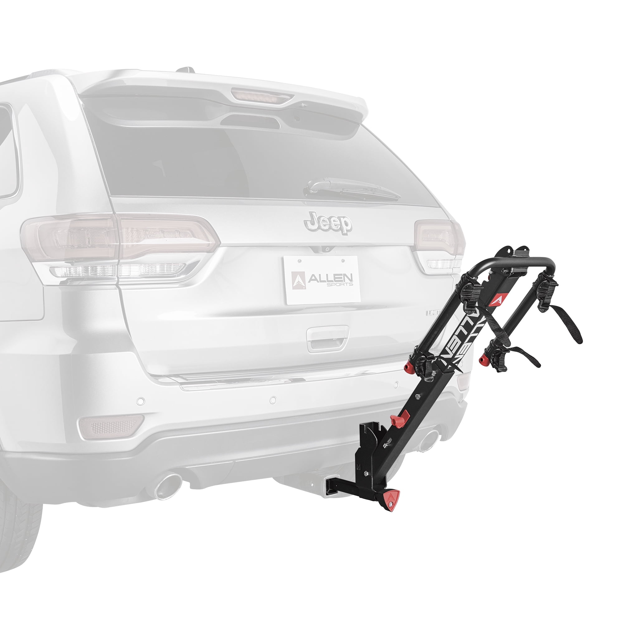Allen Sports Deluxe Locking Quick Release 2-Bicycle Carrier, Model 820QR, Black