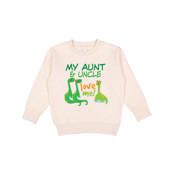 Inktastic My Aunt and Uncle Love Me Dinosaur Toddler Sweatshirt