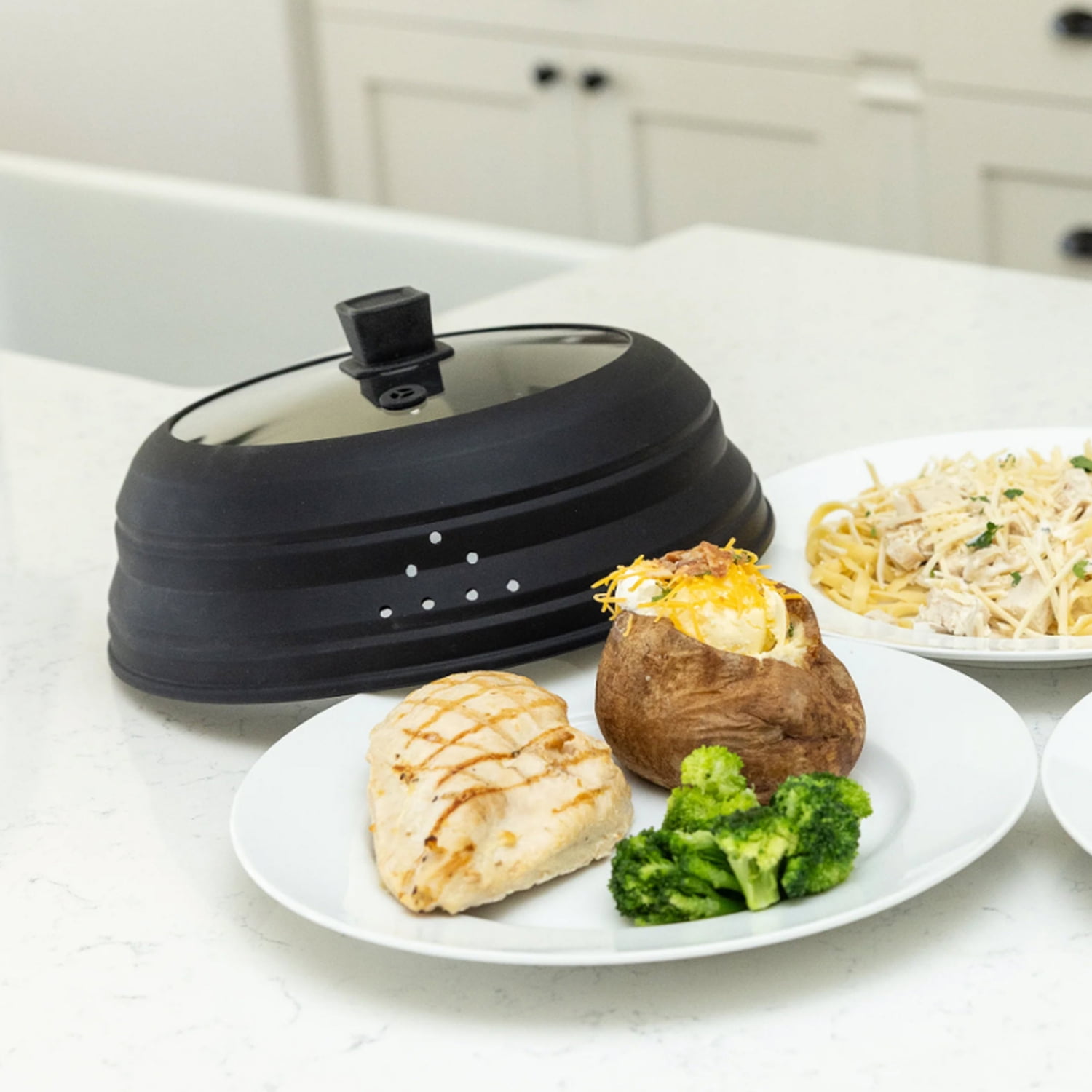 Better Houseware Collapsible Microwave Food Cover