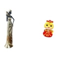 thumbnail image 1 of Figura de mujer africana,Estatua artesanal de una dama tribal africana,hecha a mano para cafetería.,Figura femenina artesanal de resina africana,Estatua de serpiente china,Estatua de serpiente, 1 of 8