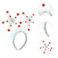 thumbnail image 2 of Unique Bargains 1 Pc Classic Starfishes Shape Headband for Halloween 4.72" Diameter White, 2 of 6