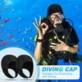 thumbnail image 3 of BlinkLLX 2 Pcs Neoprene Diving Hood Thermal Wetsuit Hood Cap Swim Caps with Chin Straps Snorkeling Neoprene Surf Beanie 2.5 mm Diving Headgear for Men Women Sailing Water Sports, 3 of 12