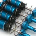 thumbnail image 3 of Ruiboury 4pieces Wear-resistant Front Rear Shock Absorber For MJX 1/16 H16 RC Car Part Blue, 3 of 6