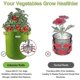thumbnail image 4 of Paquete de 4 bolsas de cultivo de plantas de 7 galones para tomates, fresas y verduras. Planta de bolsas de cultivo de patatas de jardín, 4 of 5