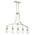 thumbnail image 4 of Minka Lavery 3306-84 Poleis 39" 5 Light Island Pendant in Brushed Nickel, 4 of 4