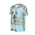 thumbnail image 2 of Balery A Funny Little Dalmatian Puppy Baseball Jersey for Men Casual Button Down Shirts Short Sleeve Active Team Sports Uniform-X-Large, 2 of 9