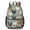 Hen and Floral, variant on Rooster and Fence Yellow Pattern 17" School Backpacks for Teens,Waterproof Oxford Fabric,S-Shape Padded Straps for School,Travel,Hiking,Camping