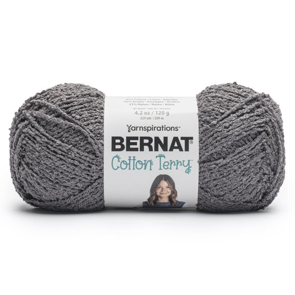 Bernat Cotton Terry Yarn-Pebble