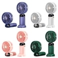thumbnail image 4 of Naiovety Mini ventilador USB portátil ajustable para el hogar, ventiladores personales para colgar en el cuello, accesorios de refrigeración Electrodomésticos Azul, 4 of 6